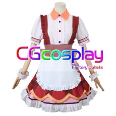 画像1: 推しの子　星野アイ　メイド服　カフェコラボ　コスプレ衣装 (1)