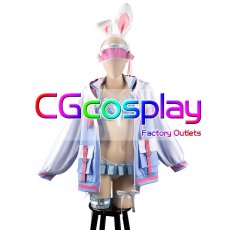 画像1: バーチャルYouTuber　Vtuber　兎田ぺこら　水着 　全セット　コスプレ衣装 (1)